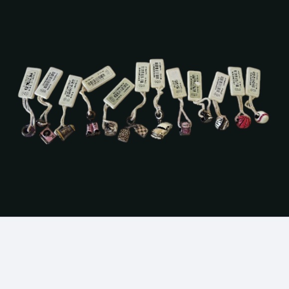 12 PERSONA 925 Sterling Charms - Picture 1 of 16